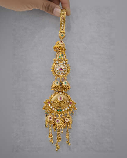 Gold-Toned  Heritage Kamar Challa / Judda-G354200
