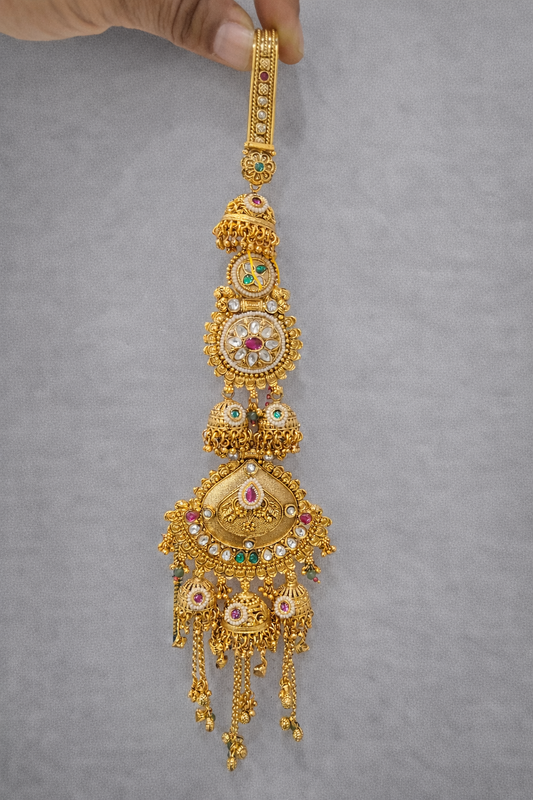 Gold-Toned  Heritage Kamar Challa / Judda-G354200