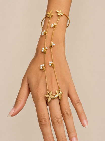 Butterfly Haath Phool/.    Hand Harness(Pair)-G352000