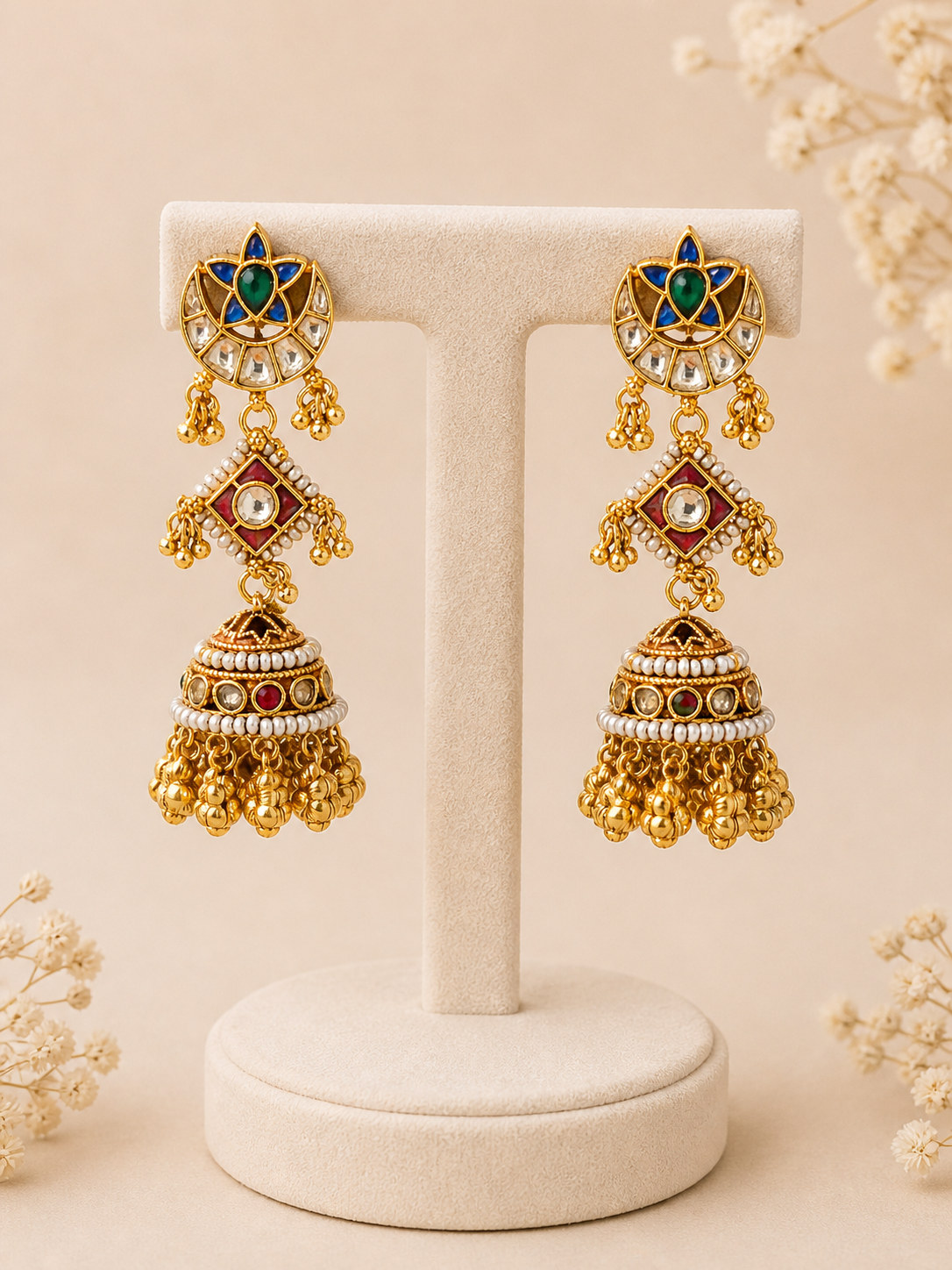 handcrafted Kundan choker set -G3511800