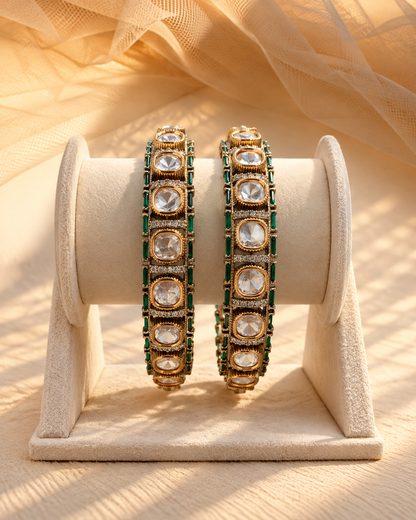 Moissanite Kada Bangles-BGL2320
