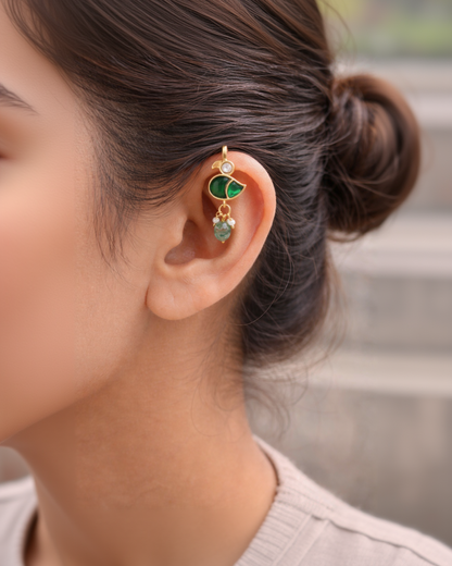 Jadav Kundan Bugadi Earrings-G35200