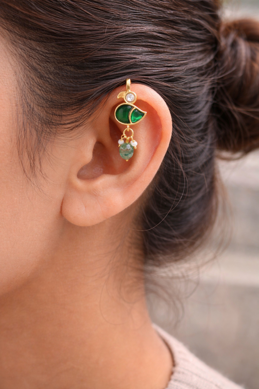 Jadav Kundan Bugadi Earrings-G35200