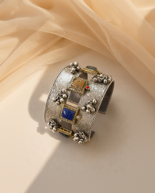 Oxidized Cuff Bracelet-G771800