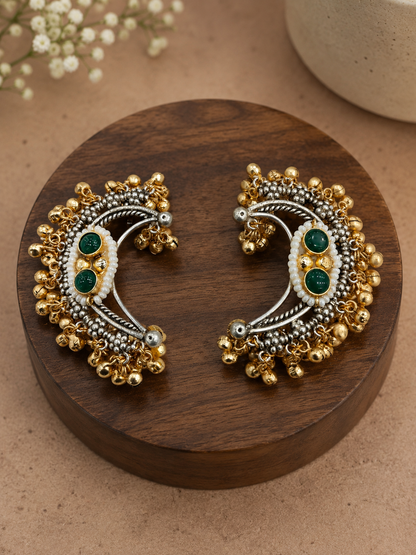 Fusion Kanphool Ear Cuffs Earings