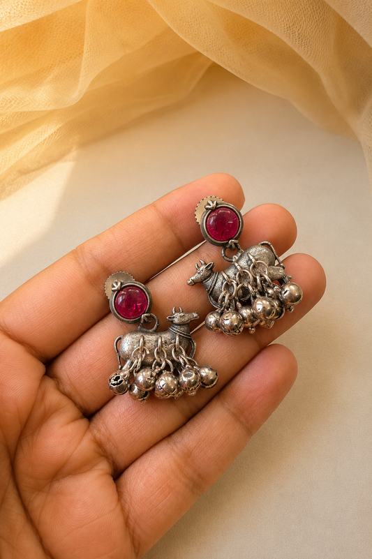 Oxidised Earings-G11050