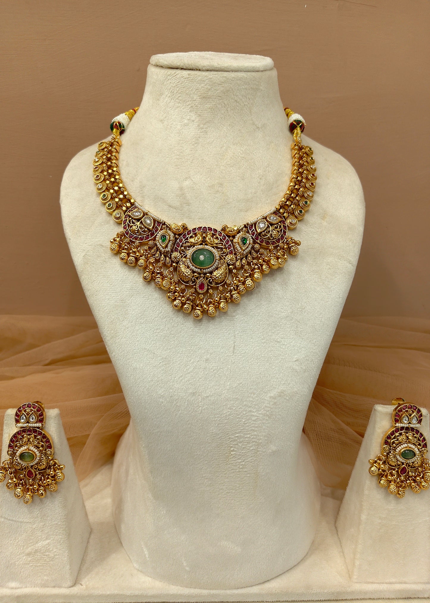 Antique Gold-Plated Choker Set -G353800