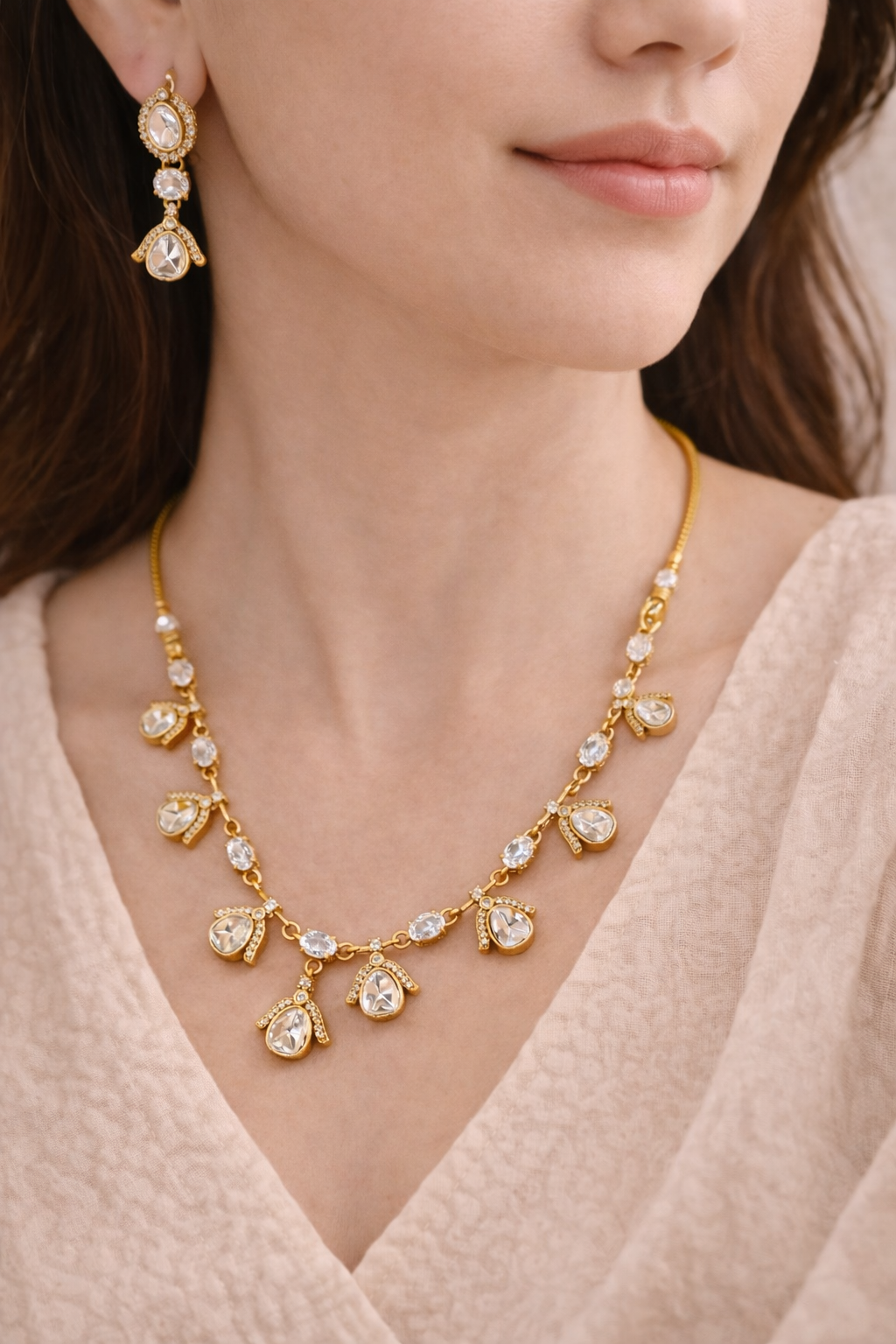 Mossointe Small Necklace set