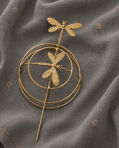 Gold tone Hair Bun Cage-G22500