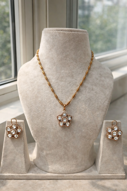 Mossonite Pendent Set-G351500