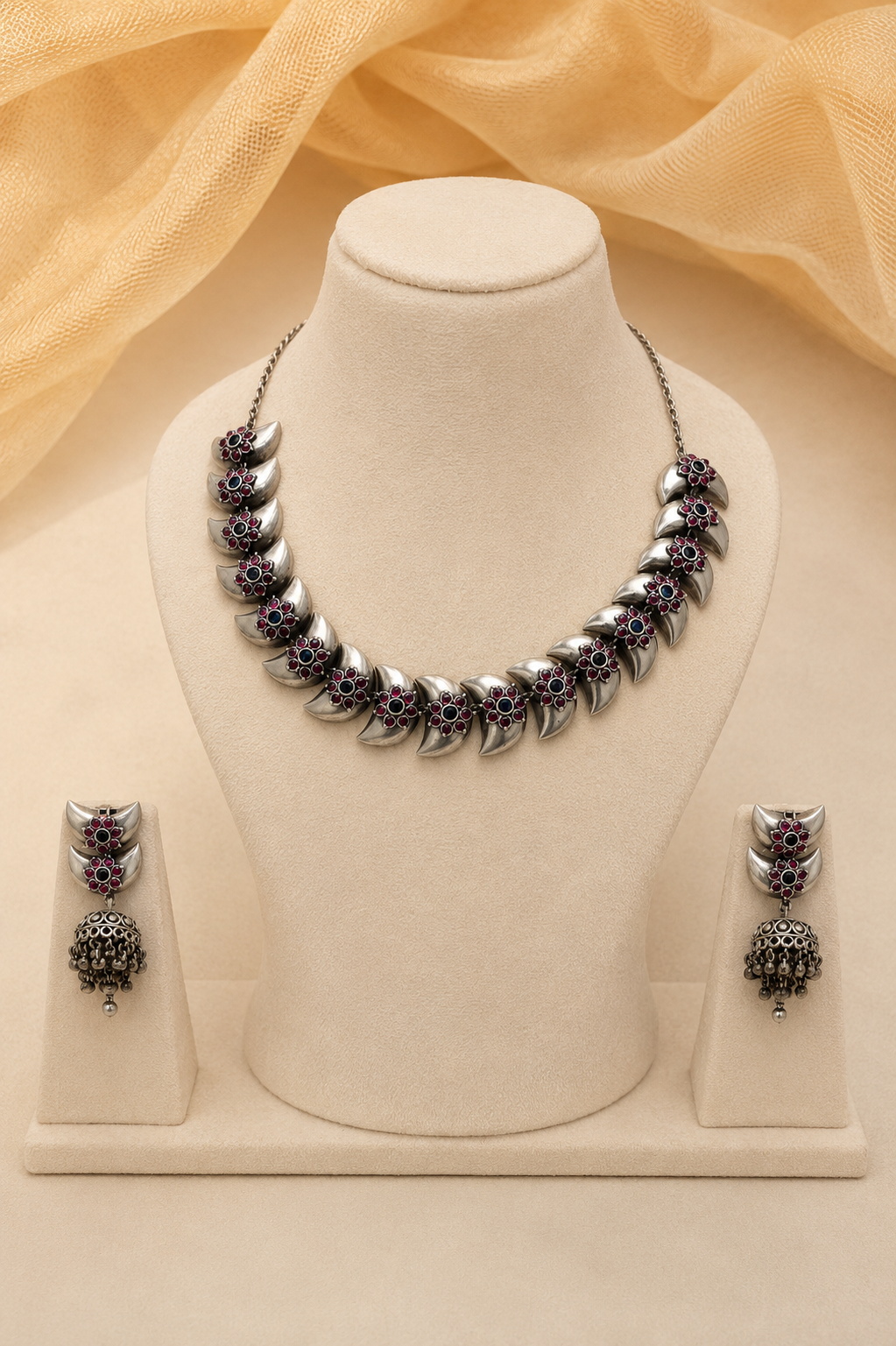 German Silver Necklace Set-G351800