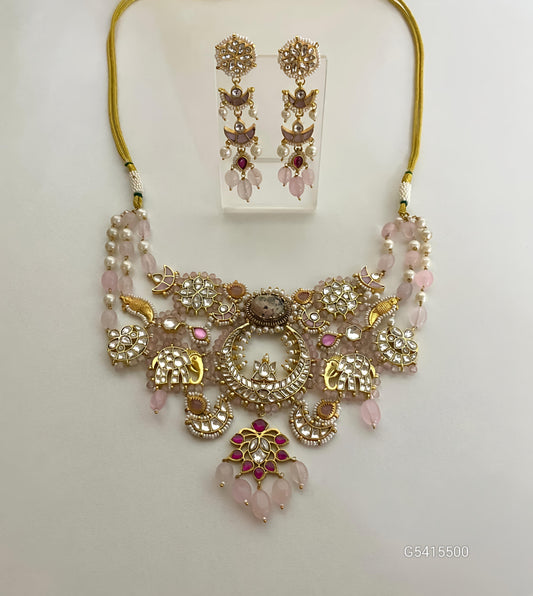 Rajvanshi Kundan Choker Set-G3514800