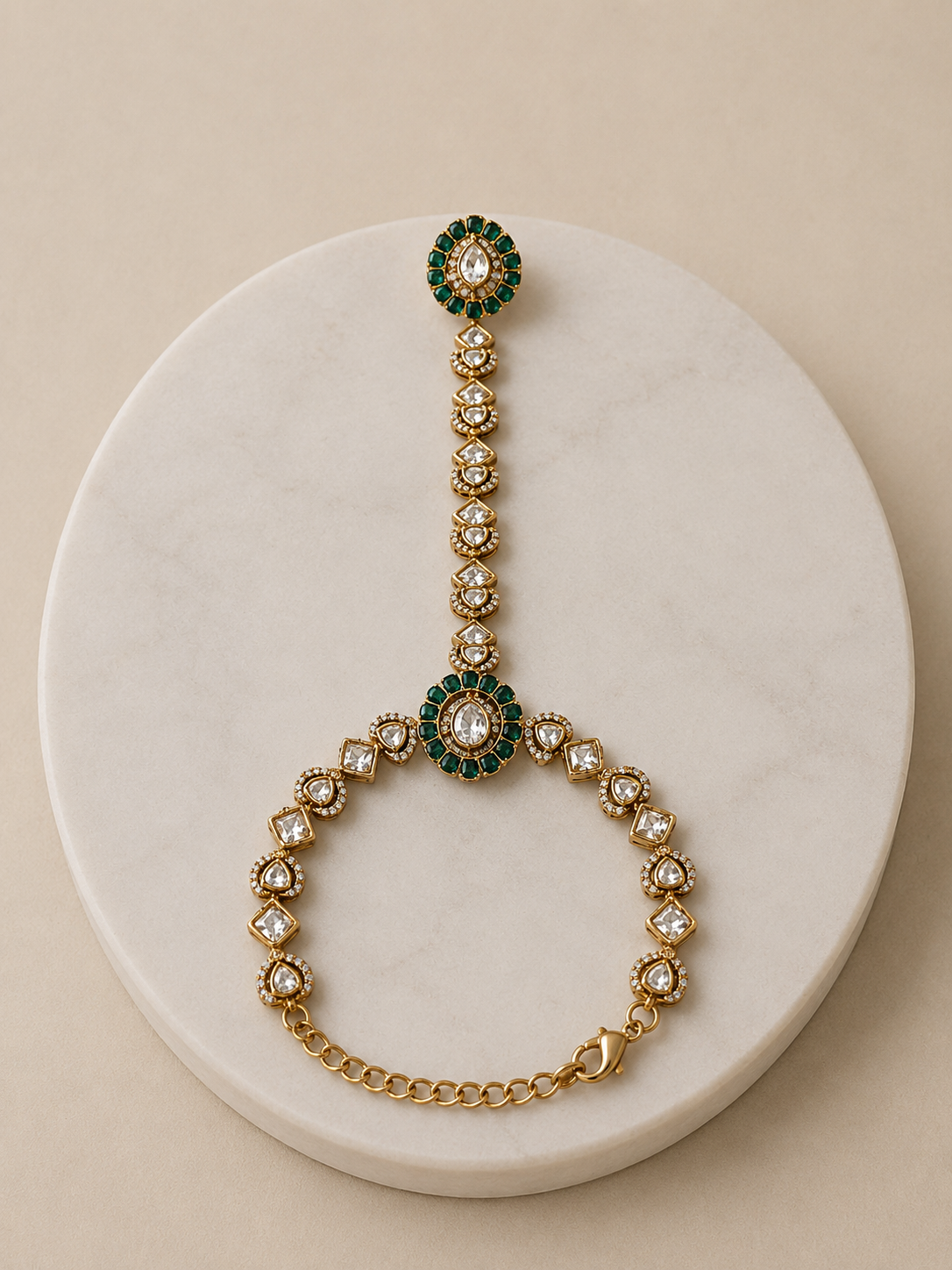 Moissanite Haath Phool/Hathpan/Hand Harness-G771900