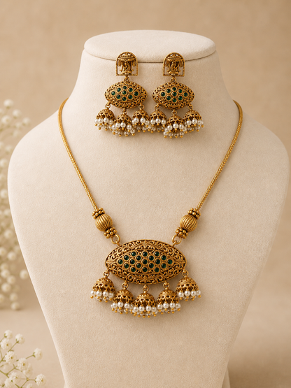 Antique Temple Pendent Set-G751800