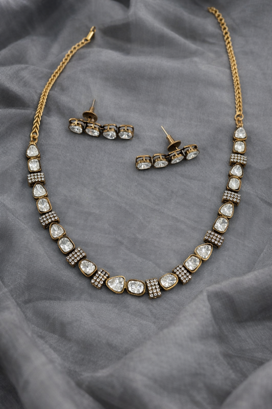 Victorian Mossonite Necklace Set