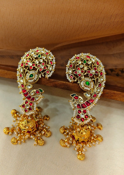 Jadav Kundan Earrings(Ear Cuffs)-G355300