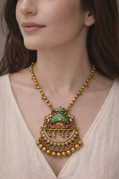 Heritage Onyx pearl Pendant necklace