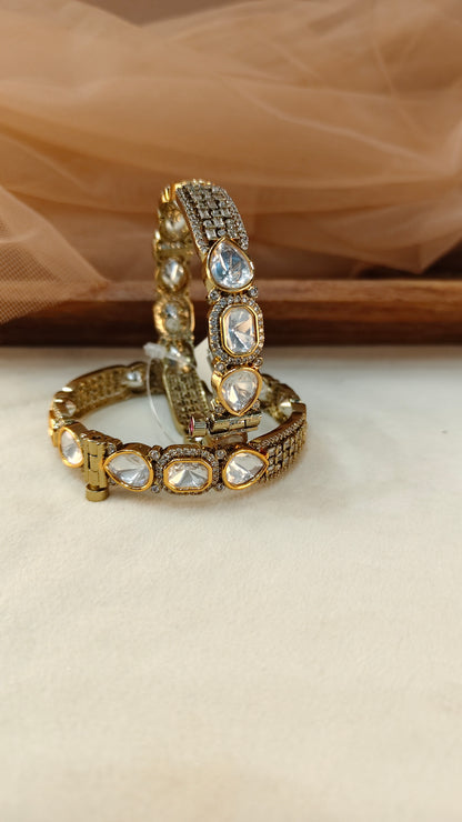 Moissanite Bangles(Set of 2)-G154500