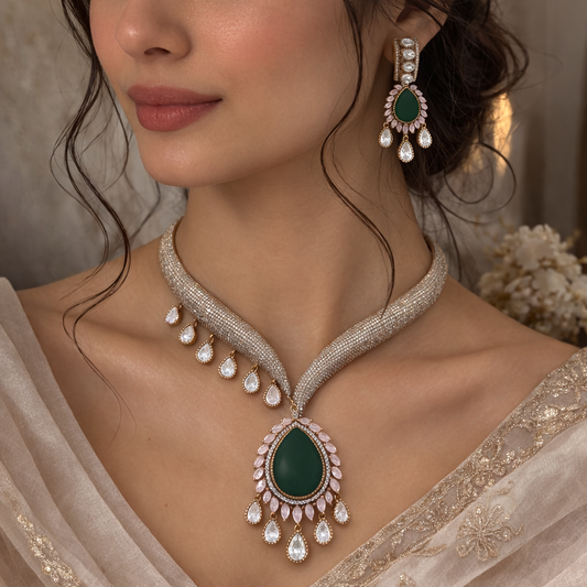 Diomonds Haasli necklace set