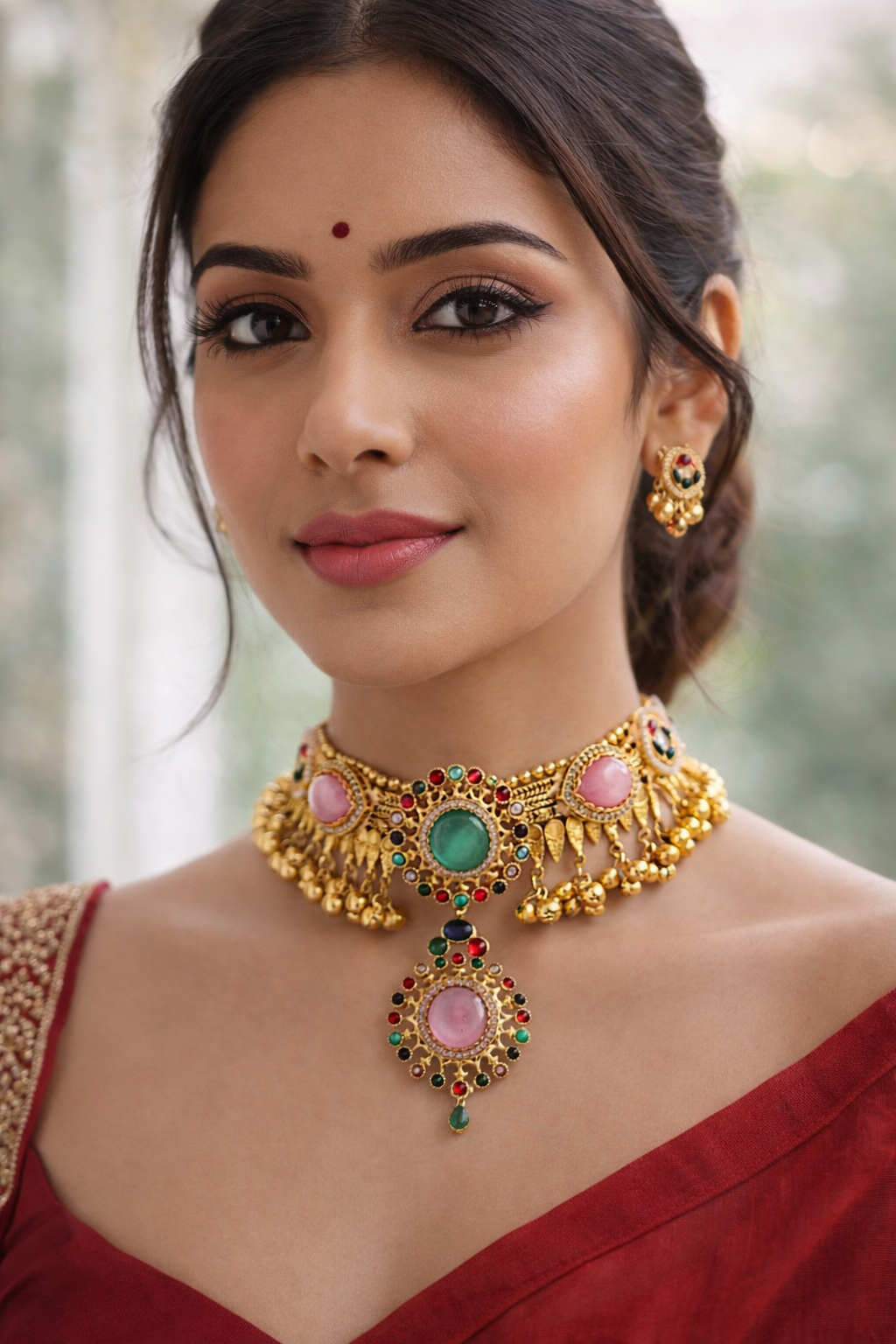 Fusion Heritage Multicolor Kundan Choker Set-G352300