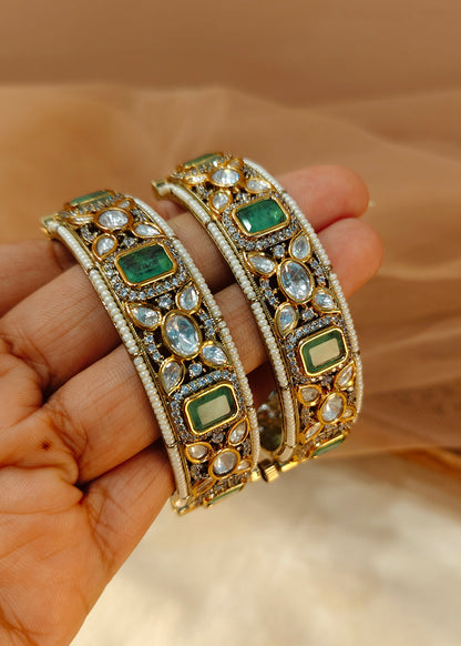 Moissanite Bangles(Set of 2)-G155400