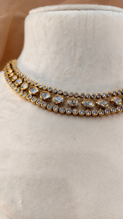 Moissanite Necklace Set-G425400