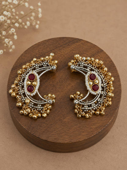 Fusion Kanphool Ear Cuffs Earings