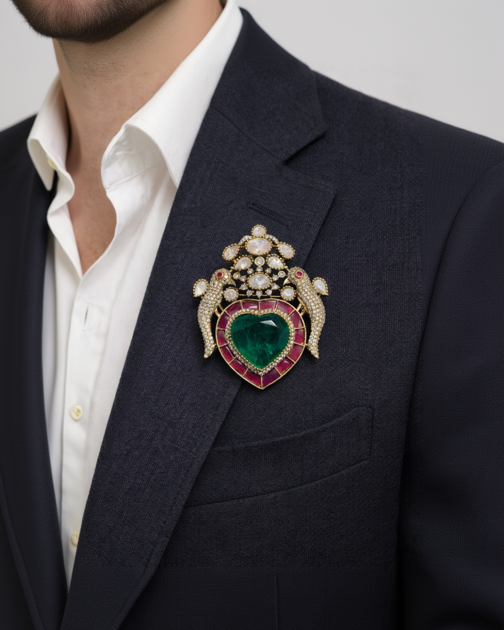 Imperial Bird Designer Brooch for Men/Women-G351800