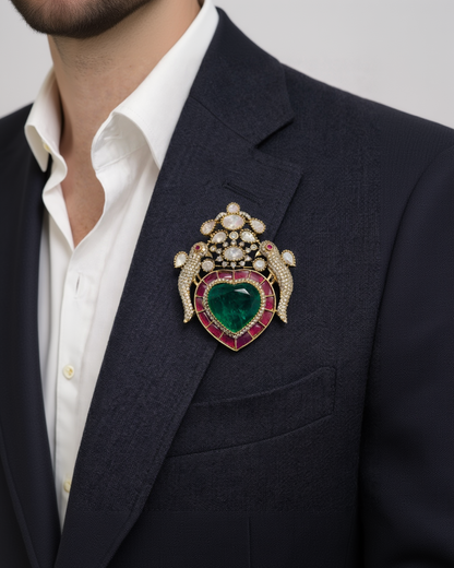 Imperial Bird Designer Brooch for Men/Women-G351800