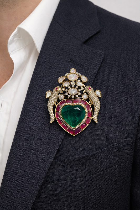 Imperial Bird Designer Brooch for Men/Women-G351800
