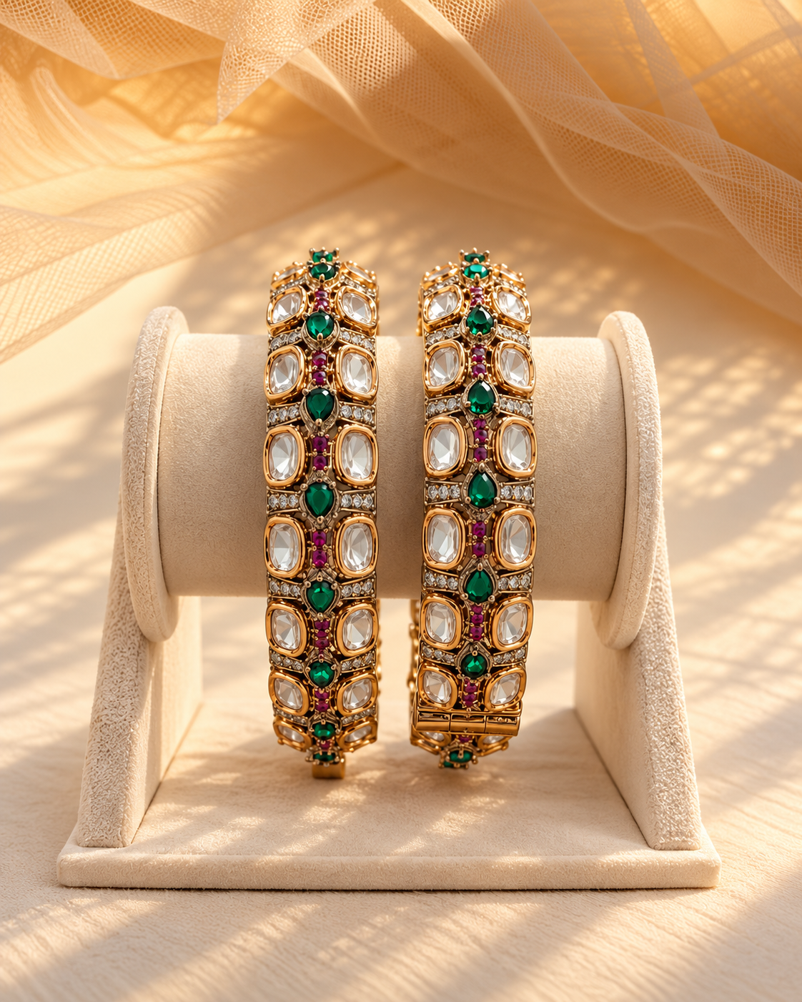 Moissanite Bangles-BGL2317