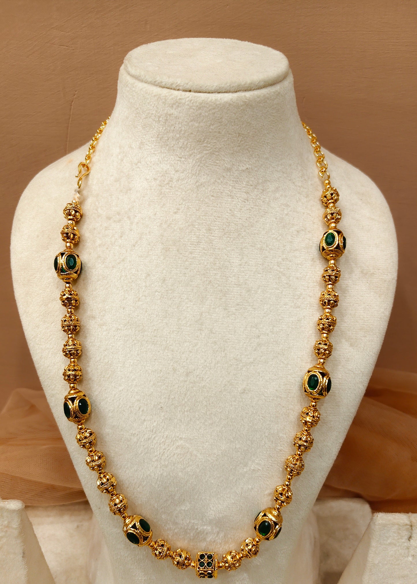 Gold-Plated Mala Necklace-G171000