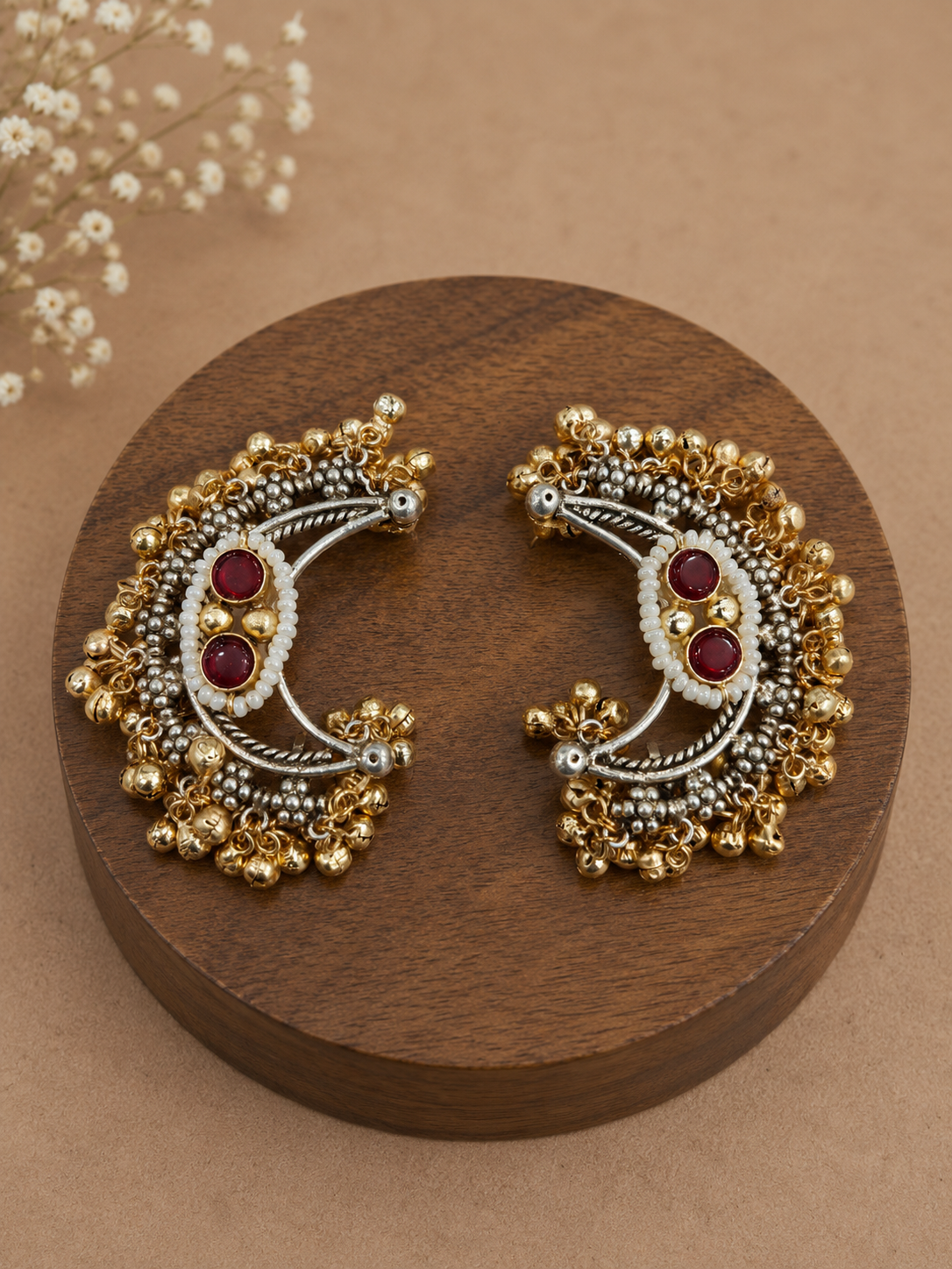 Fusion Kanphool Ear Cuffs Earings