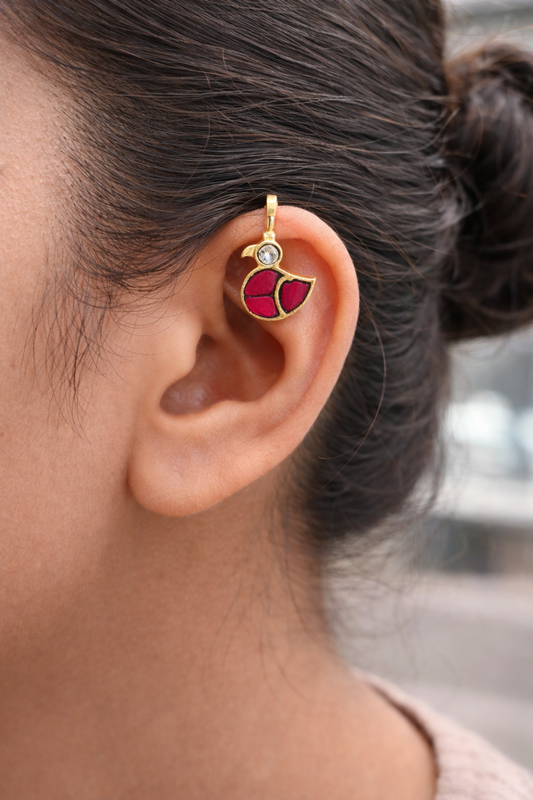 Jadav Kundan Bugadi Earrings-G35200