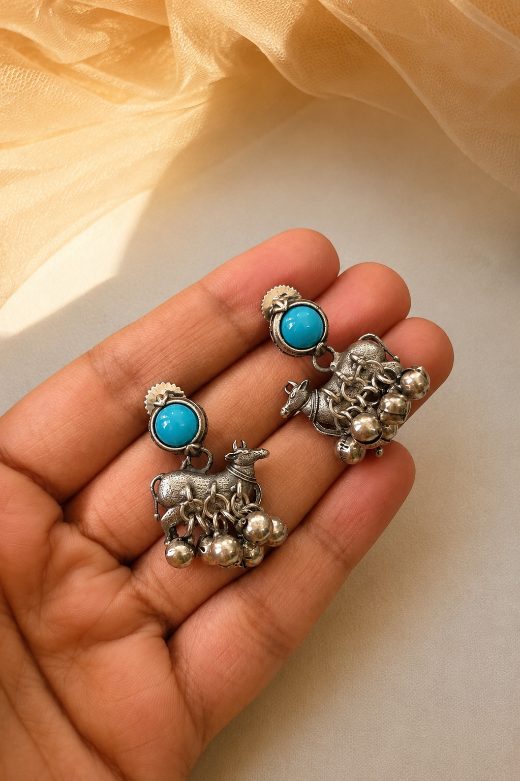 Oxidised Earings-G11050
