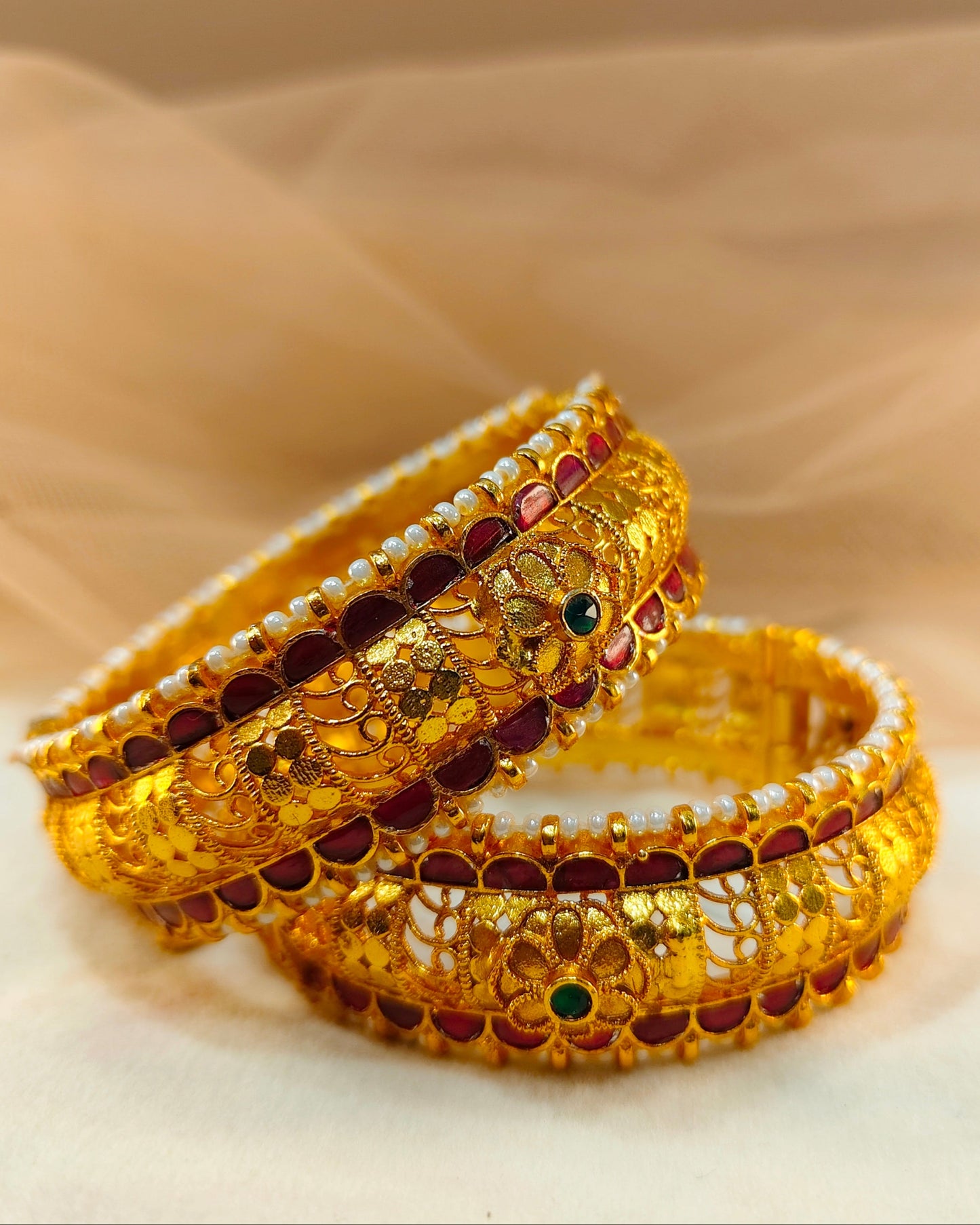 Jadau Bangles(Set of 2)-G157800