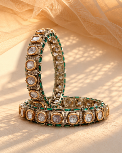 Moissanite Kada Bangles-BGL2320