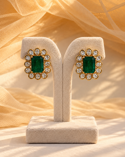 Emrald Green Pendant Set-PS2304