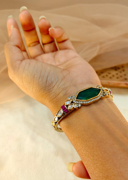 Moissanite Kada Bracelet-G191400