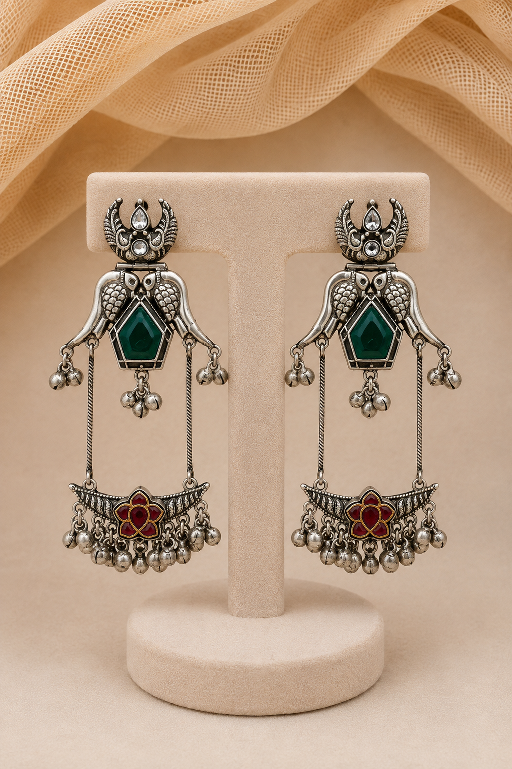 German Silver Earings-G451300