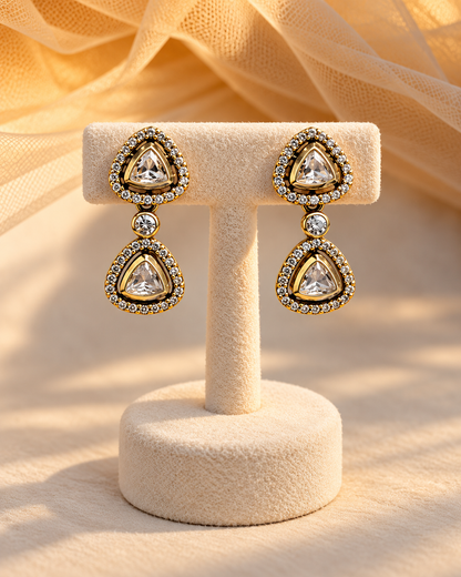 Moissanite Choker Necklace Set-NK2300