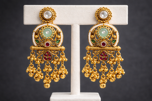 Heritage Gold-Toned Jumkha Earring-G351800